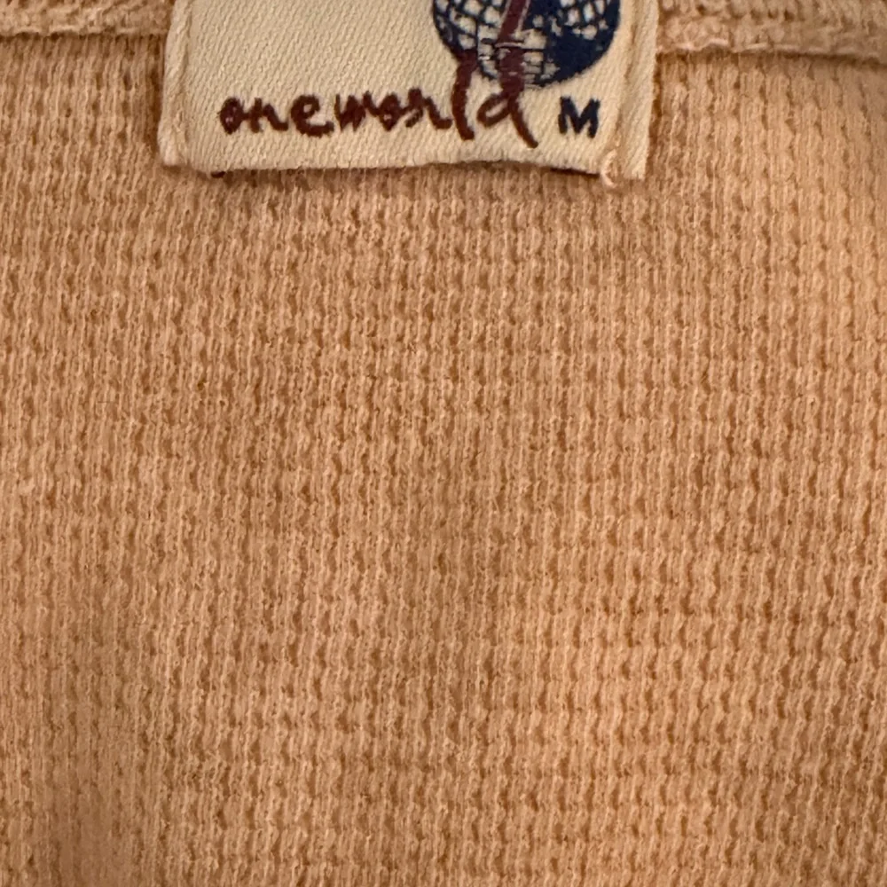 ONE WORLD Tan Short Sleeve Tee - Picture 4 of 4